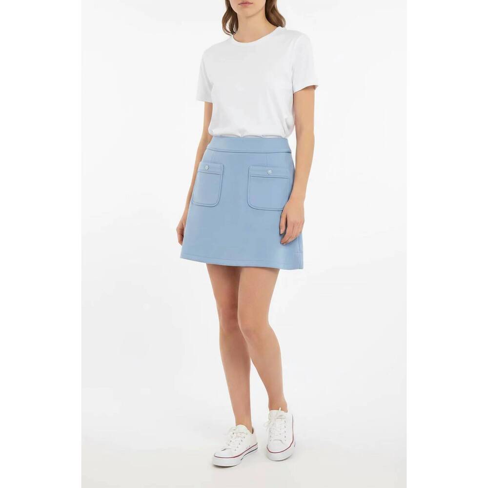 NEW A. PUTNAM pocket skort in charleston blue
